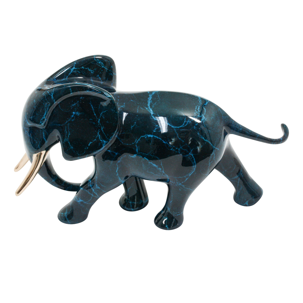 Loet Vanderveen - ELEPHANT, NOAH'S (415) - BRONZE - 8 X 2.25 - These sculptures are bronze limited editions.
<br>
<br><a href="/[sculpture]/[available]-[patina]-[swatches]/">More than 30 patinas are available</a>. Available patinas are indicated as IN STOCK. Loet Vanderveen limited editions are always in strong demand and our stocked inventory sells quickly. Special orders are not being taken at this time.
<br>
<br>Allow a few weeks for your sculptures to arrive as each one is thoroughly prepared and packed in our warehouse. This includes fully customized crating and boxing for each piece. Your patience is appreciated during this process as we strive to ensure that your new artwork safely arrives.
<br>
<br>Shipping and Handling TBD