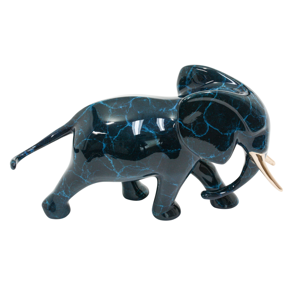 Loet Vanderveen - ELEPHANT, NOAH'S (415) - BRONZE - 8 X 2.25 - These sculptures are bronze limited editions.
<br>
<br><a href="/[sculpture]/[available]-[patina]-[swatches]/">More than 30 patinas are available</a>. Available patinas are indicated as IN STOCK. Loet Vanderveen limited editions are always in strong demand and our stocked inventory sells quickly. Special orders are not being taken at this time.
<br>
<br>Allow a few weeks for your sculptures to arrive as each one is thoroughly prepared and packed in our warehouse. This includes fully customized crating and boxing for each piece. Your patience is appreciated during this process as we strive to ensure that your new artwork safely arrives.
<br>
<br>Shipping and Handling TBD