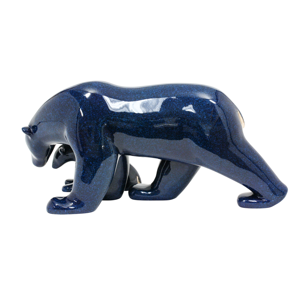 Loet Vanderveen - POLAR BEAR AND BABY, STANDING (438) - BRONZE - 15.5 X 8 X 7.25 - These sculptures are bronze limited editions.
<br>
<br><a href="/[sculpture]/[available]-[patina]-[swatches]/">More than 30 patinas are available</a>. Available patinas are indicated as IN STOCK. Loet Vanderveen limited editions are always in strong demand and our stocked inventory sells quickly. Special orders are not being taken at this time.
<br>
<br>Allow a few weeks for your sculptures to arrive as each one is thoroughly prepared and packed in our warehouse. This includes fully customized crating and boxing for each piece. Your patience is appreciated during this process as we strive to ensure that your new artwork safely arrives.
<br>
<br>Shipping and Handling TBD