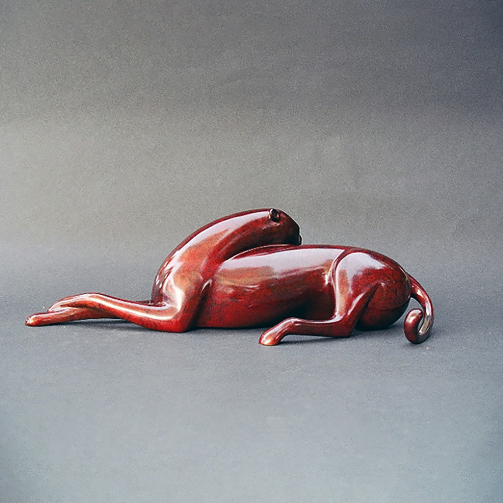 Loet Vanderveen - CHEETAH, SERENGETI (444) - BRONZE - 22.5 X 9 X 6.5 - These sculptures are bronze limited editions.
<br>
<br><a href="/[sculpture]/[available]-[patina]-[swatches]/">More than 30 patinas are available</a>. Available patinas are indicated as IN STOCK. Loet Vanderveen limited editions are always in strong demand and our stocked inventory sells quickly. Special orders are not being taken at this time.
<br>
<br>Allow a few weeks for your sculptures to arrive as each one is thoroughly prepared and packed in our warehouse. This includes fully customized crating and boxing for each piece. Your patience is appreciated during this process as we strive to ensure that your new artwork safely arrives.
<br>
<br>Shipping and Handling TBD