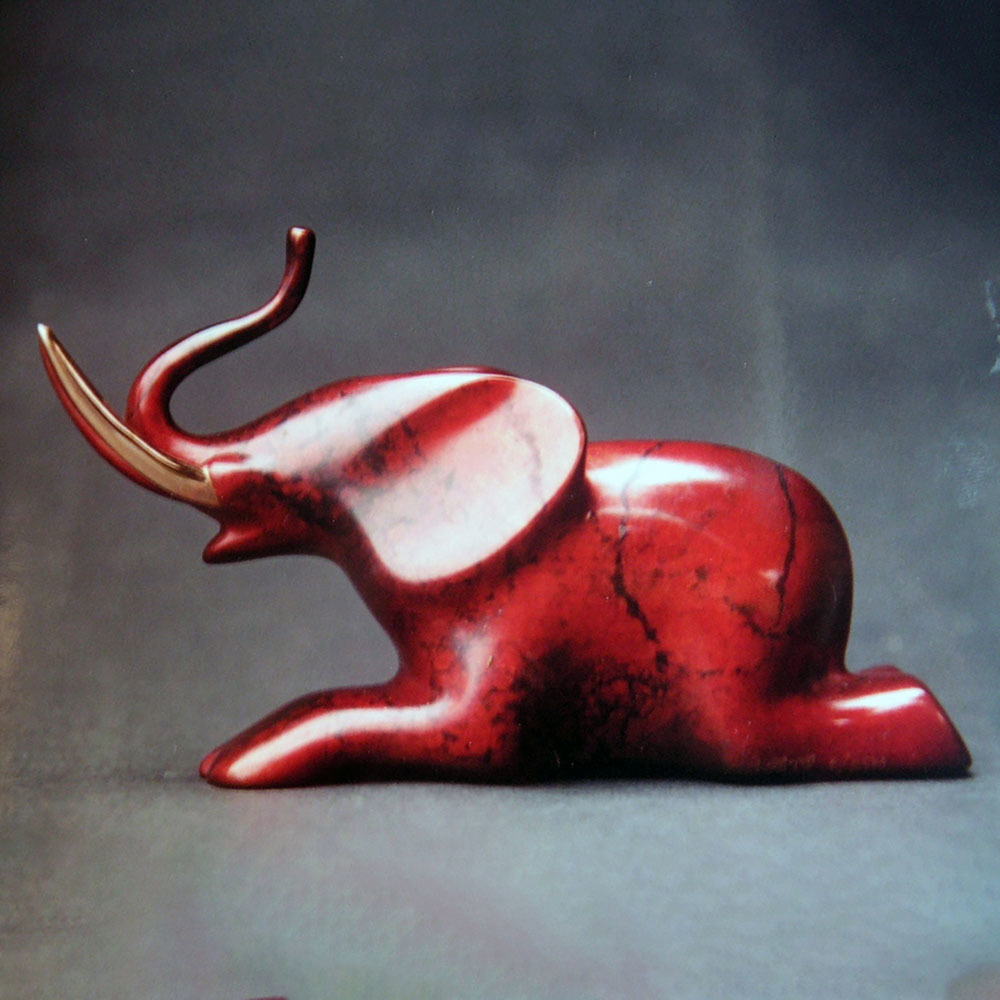 Loet Vanderveen - ELEPHANT, CLASSIC SEATED (446) - BRONZE - 6 X 2 X 3.5 - These sculptures are bronze limited editions.
<br>
<br><a href="/[sculpture]/[available]-[patina]-[swatches]/">More than 30 patinas are available</a>. Available patinas are indicated as IN STOCK. Loet Vanderveen limited editions are always in strong demand and our stocked inventory sells quickly. Special orders are not being taken at this time.
<br>
<br>Allow a few weeks for your sculptures to arrive as each one is thoroughly prepared and packed in our warehouse. This includes fully customized crating and boxing for each piece. Your patience is appreciated during this process as we strive to ensure that your new artwork safely arrives.
<br>
<br>Shipping and Handling TBD