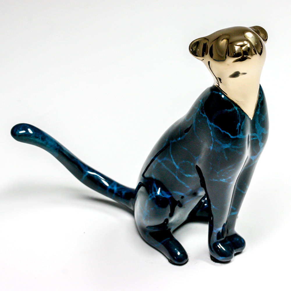 Loet Vanderveen - CHEETAH, CLASSIC YOUNG (456) - BRONZE - 4.5 X 2 X 4.5 - These sculptures are bronze limited editions.
<br>
<br><a href="/[sculpture]/[available]-[patina]-[swatches]/">More than 30 patinas are available</a>. Available patinas are indicated as IN STOCK. Loet Vanderveen limited editions are always in strong demand and our stocked inventory sells quickly. Special orders are not being taken at this time.
<br>
<br>Allow a few weeks for your sculptures to arrive as each one is thoroughly prepared and packed in our warehouse. This includes fully customized crating and boxing for each piece. Your patience is appreciated during this process as we strive to ensure that your new artwork safely arrives.
<br>
<br>Shipping and Handling TBD