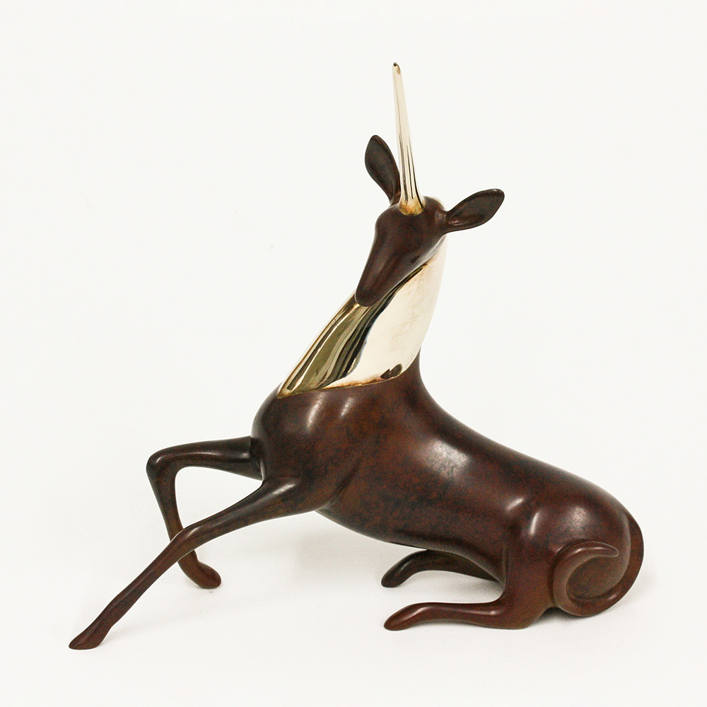 Loet Vanderveen - UNICORN (461) - BRONZE - 7.25 X 2 X 7.75 - Free Shipping Anywhere In The USA!
<br>
<br>These sculptures are bronze limited editions.
<br>
<br><a href="/[sculpture]/[available]-[patina]-[swatches]/">More than 30 patinas are available</a>. Available patinas are indicated as IN STOCK. Loet Vanderveen limited editions are always in strong demand and our stocked inventory sells quickly. Special orders are not being taken at this time.
<br>
<br>Allow a few weeks for your sculptures to arrive as each one is thoroughly prepared and packed in our warehouse. This includes fully customized crating and boxing for each piece. Your patience is appreciated during this process as we strive to ensure that your new artwork safely arrives.