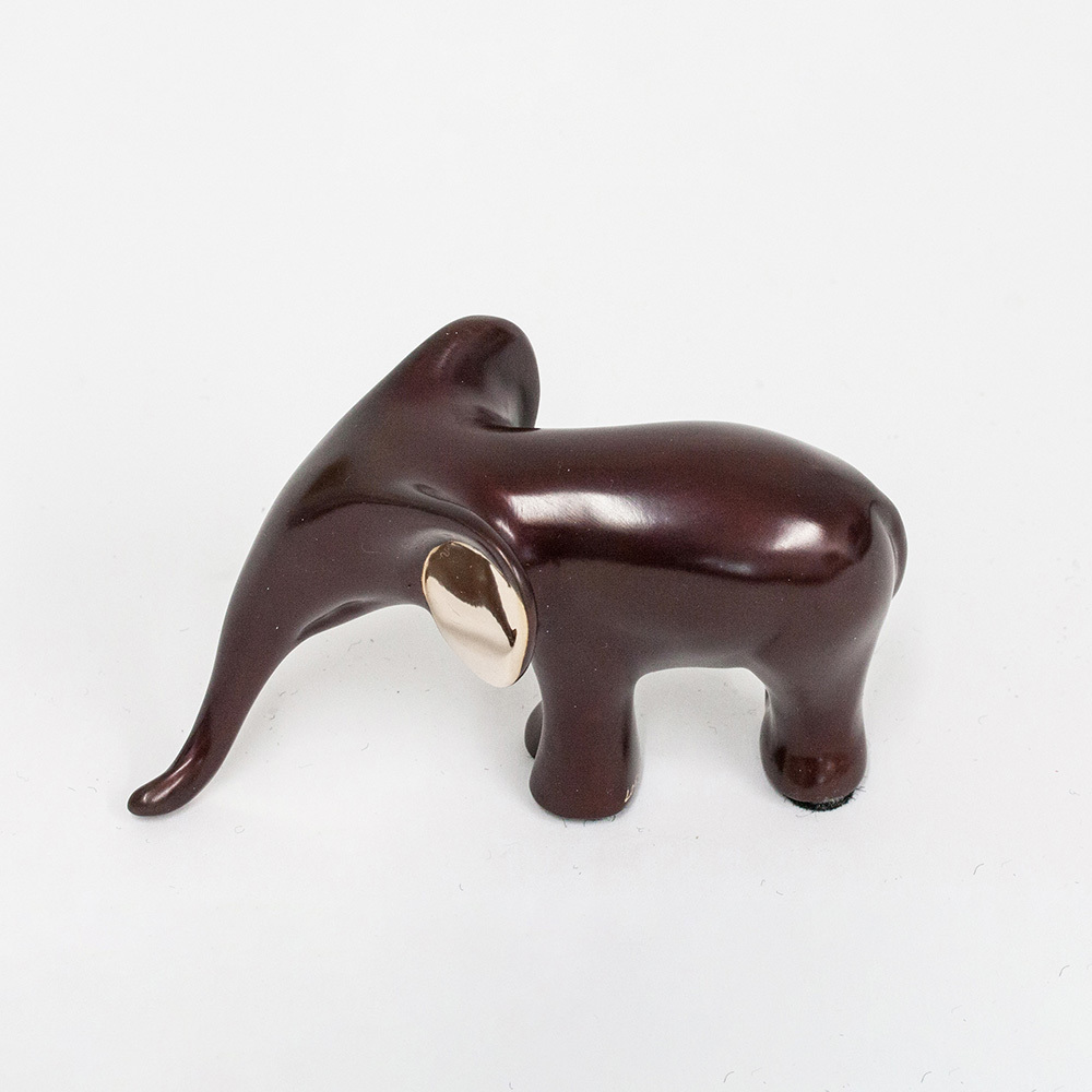 Loet Vanderveen - ELEPHANT, CLASSIC BABY (468) - BRONZE - 4.25 X 2.5 X 2 - These sculptures are bronze limited editions.
<br>
<br><a href="/[sculpture]/[available]-[patina]-[swatches]/">More than 30 patinas are available</a>. Available patinas are indicated as IN STOCK. Loet Vanderveen limited editions are always in strong demand and our stocked inventory sells quickly. Special orders are not being taken at this time.
<br>
<br>Allow a few weeks for your sculptures to arrive as each one is thoroughly prepared and packed in our warehouse. This includes fully customized crating and boxing for each piece. Your patience is appreciated during this process as we strive to ensure that your new artwork safely arrives.
<br>
<br>Shipping and Handling TBD