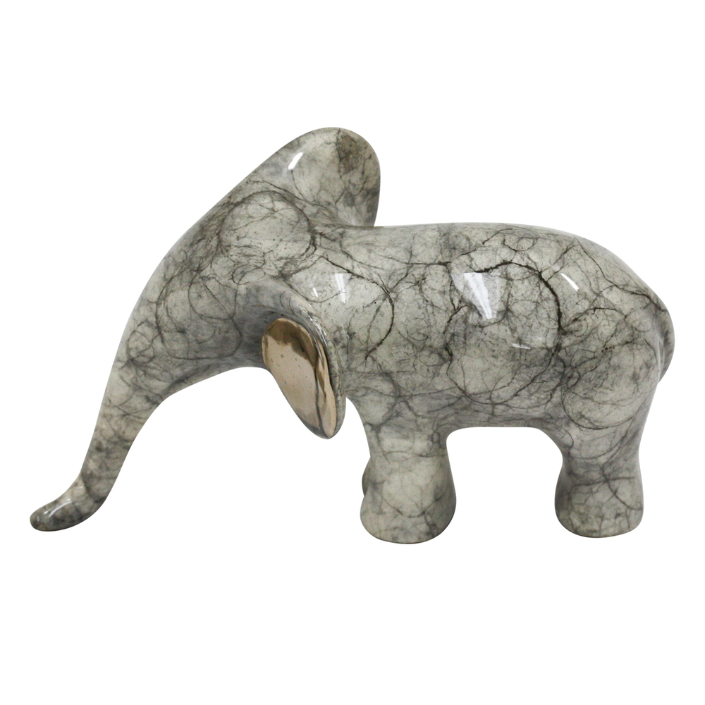 Loet Vanderveen - ELEPHANT, CLASSIC BABY (468) - BRONZE - 4.25 X 2.5 X 2 - These sculptures are bronze limited editions.
<br>
<br><a href="/[sculpture]/[available]-[patina]-[swatches]/">More than 30 patinas are available</a>. Available patinas are indicated as IN STOCK. Loet Vanderveen limited editions are always in strong demand and our stocked inventory sells quickly. Special orders are not being taken at this time.
<br>
<br>Allow a few weeks for your sculptures to arrive as each one is thoroughly prepared and packed in our warehouse. This includes fully customized crating and boxing for each piece. Your patience is appreciated during this process as we strive to ensure that your new artwork safely arrives.
<br>
<br>Shipping and Handling TBD