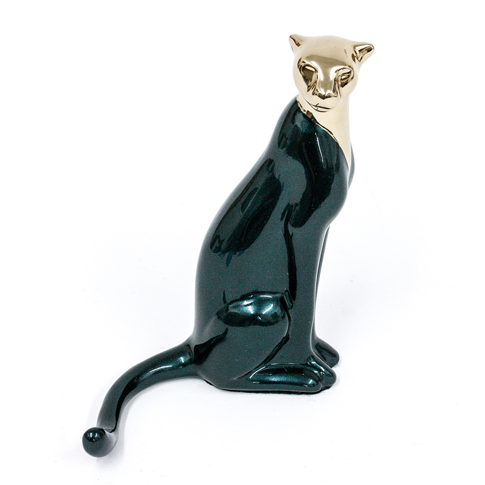 Loet Vanderveen - CHEETAH, CLASSIC SEATED JEWEL (479) - BRONZE - 4 X 5.5 - These sculptures are bronze limited editions.
<br>
<br><a href="/[sculpture]/[available]-[patina]-[swatches]/">More than 30 patinas are available</a>. Available patinas are indicated as IN STOCK. Loet Vanderveen limited editions are always in strong demand and our stocked inventory sells quickly. Special orders are not being taken at this time.
<br>
<br>Allow a few weeks for your sculptures to arrive as each one is thoroughly prepared and packed in our warehouse. This includes fully customized crating and boxing for each piece. Your patience is appreciated during this process as we strive to ensure that your new artwork safely arrives.
<br>
<br>Shipping and Handling TBD
