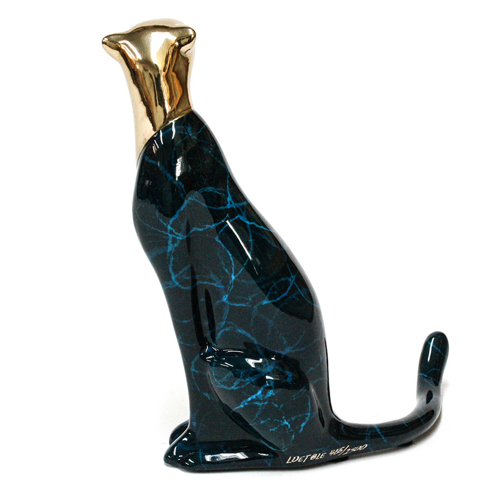 Loet Vanderveen - CHEETAH, CLASSIC SEATED JEWEL (479) - BRONZE - 4 X 5.5 - These sculptures are bronze limited editions.
<br>
<br><a href="/[sculpture]/[available]-[patina]-[swatches]/">More than 30 patinas are available</a>. Available patinas are indicated as IN STOCK. Loet Vanderveen limited editions are always in strong demand and our stocked inventory sells quickly. Special orders are not being taken at this time.
<br>
<br>Allow a few weeks for your sculptures to arrive as each one is thoroughly prepared and packed in our warehouse. This includes fully customized crating and boxing for each piece. Your patience is appreciated during this process as we strive to ensure that your new artwork safely arrives.
<br>
<br>Shipping and Handling TBD