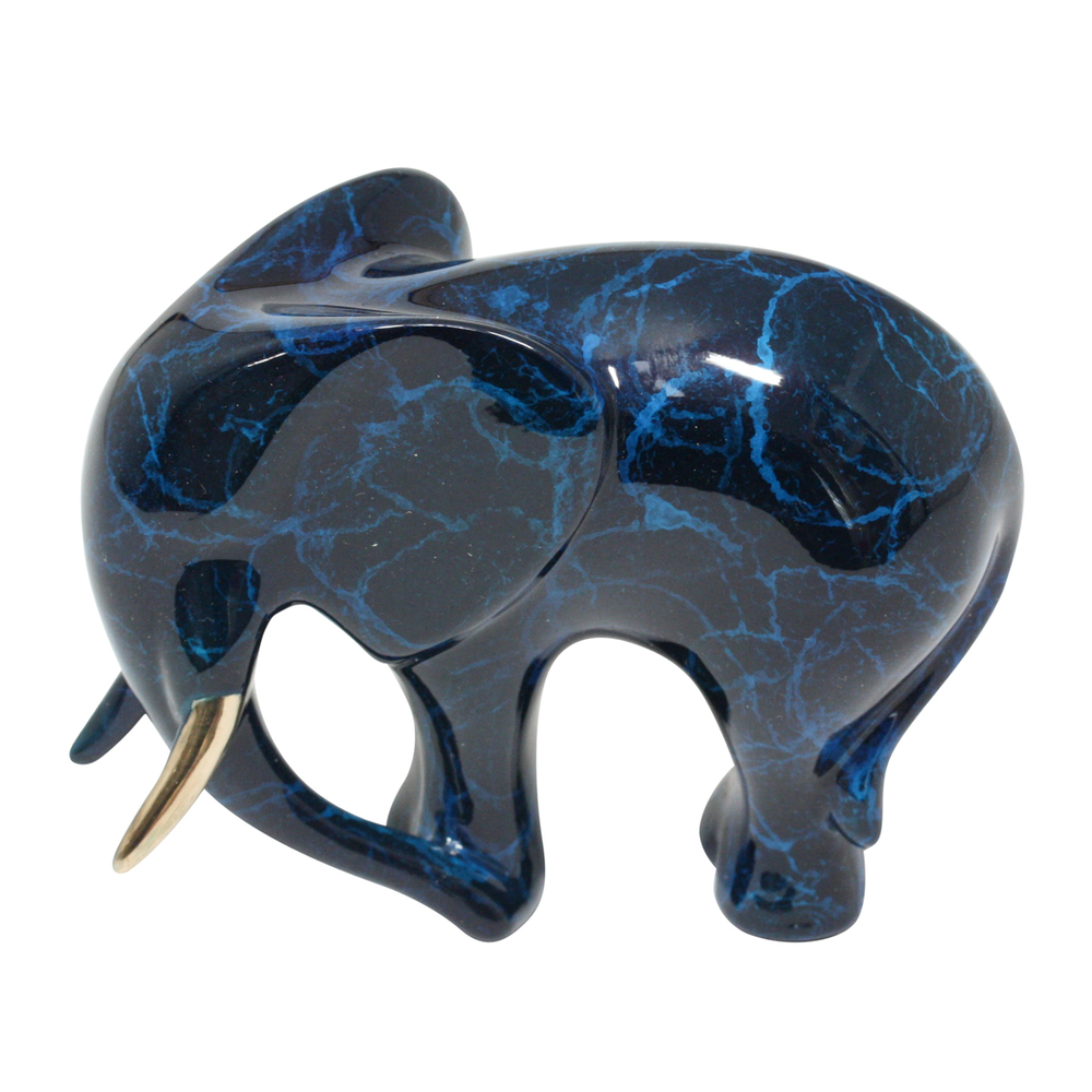 Loet Vanderveen - ELEPHANT STANDING, JEWEL (480) - BRONZE - 5 X 3.5 - These sculptures are bronze limited editions.
<br>
<br><a href="/[sculpture]/[available]-[patina]-[swatches]/">More than 30 patinas are available</a>. Available patinas are indicated as IN STOCK. Loet Vanderveen limited editions are always in strong demand and our stocked inventory sells quickly. Special orders are not being taken at this time.
<br>
<br>Allow a few weeks for your sculptures to arrive as each one is thoroughly prepared and packed in our warehouse. This includes fully customized crating and boxing for each piece. Your patience is appreciated during this process as we strive to ensure that your new artwork safely arrives.
<br>
<br>Shipping and Handling TBD