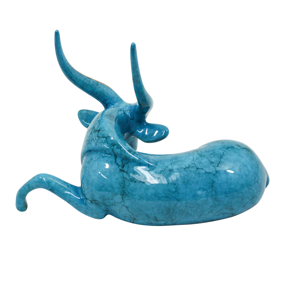Loet Vanderveen - BUSHBUCK,  JEWEL (481) - BRONZE - 5 X 3.5 - These sculptures are bronze limited editions.
<br>
<br><a href="/[sculpture]/[available]-[patina]-[swatches]/">More than 30 patinas are available</a>. Available patinas are indicated as IN STOCK. Loet Vanderveen limited editions are always in strong demand and our stocked inventory sells quickly. Special orders are not being taken at this time.
<br>
<br>Allow a few weeks for your sculptures to arrive as each one is thoroughly prepared and packed in our warehouse. This includes fully customized crating and boxing for each piece. Your patience is appreciated during this process as we strive to ensure that your new artwork safely arrives.
<br>
<br>Shipping and Handling TBD