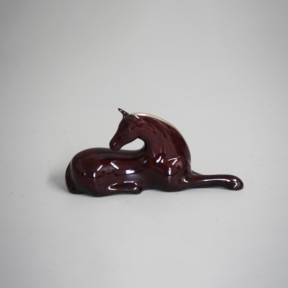 Loet Vanderveen - HORSE, JEWEL (484) - BRONZE - 5 X 4.5 - These sculptures are bronze limited editions.
<br>
<br><a href="/[sculpture]/[available]-[patina]-[swatches]/">More than 30 patinas are available</a>. Available patinas are indicated as IN STOCK. Loet Vanderveen limited editions are always in strong demand and our stocked inventory sells quickly. Special orders are not being taken at this time.
<br>
<br>Allow a few weeks for your sculptures to arrive as each one is thoroughly prepared and packed in our warehouse. This includes fully customized crating and boxing for each piece. Your patience is appreciated during this process as we strive to ensure that your new artwork safely arrives.
<br>
<br>Shipping and Handling TBD
