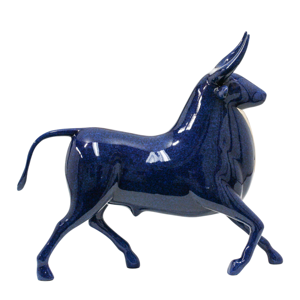 Loet Vanderveen - BULL, TORO II (491) - BRONZE - 18 X 4.5 X 14.5 - These sculptures are bronze limited editions.
<br>
<br><a href="/[sculpture]/[available]-[patina]-[swatches]/">More than 30 patinas are available</a>. Available patinas are indicated as IN STOCK. Loet Vanderveen limited editions are always in strong demand and our stocked inventory sells quickly. Special orders are not being taken at this time.
<br>
<br>Allow a few weeks for your sculptures to arrive as each one is thoroughly prepared and packed in our warehouse. This includes fully customized crating and boxing for each piece. Your patience is appreciated during this process as we strive to ensure that your new artwork safely arrives.
<br>
<br>Shipping and Handling TBD