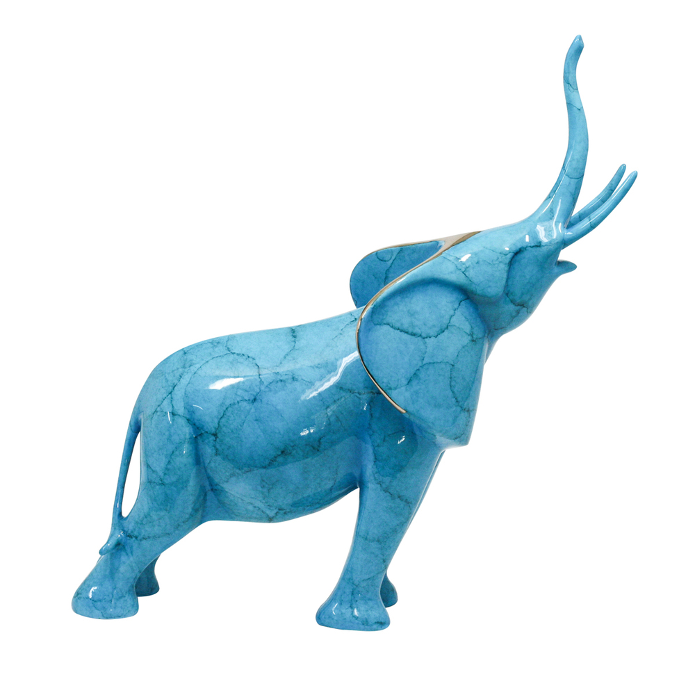Loet Vanderveen - ELEPHANT, ASIAN (497) - BRONZE - 11 X 5 X 12 - These sculptures are bronze limited editions.
<br>
<br><a href="/[sculpture]/[available]-[patina]-[swatches]/">More than 30 patinas are available</a>. Available patinas are indicated as IN STOCK. Loet Vanderveen limited editions are always in strong demand and our stocked inventory sells quickly. Special orders are not being taken at this time.
<br>
<br>Allow a few weeks for your sculptures to arrive as each one is thoroughly prepared and packed in our warehouse. This includes fully customized crating and boxing for each piece. Your patience is appreciated during this process as we strive to ensure that your new artwork safely arrives.
<br>
<br>Shipping and Handling TBD
