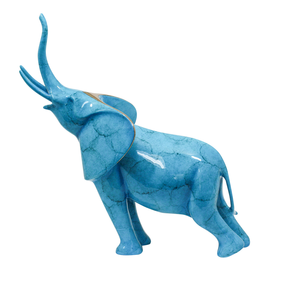 Loet Vanderveen - ELEPHANT, ASIAN (497) - BRONZE - 11 X 5 X 12 - These sculptures are bronze limited editions.
<br>
<br><a href="/[sculpture]/[available]-[patina]-[swatches]/">More than 30 patinas are available</a>. Available patinas are indicated as IN STOCK. Loet Vanderveen limited editions are always in strong demand and our stocked inventory sells quickly. Special orders are not being taken at this time.
<br>
<br>Allow a few weeks for your sculptures to arrive as each one is thoroughly prepared and packed in our warehouse. This includes fully customized crating and boxing for each piece. Your patience is appreciated during this process as we strive to ensure that your new artwork safely arrives.
<br>
<br>Shipping and Handling TBD
