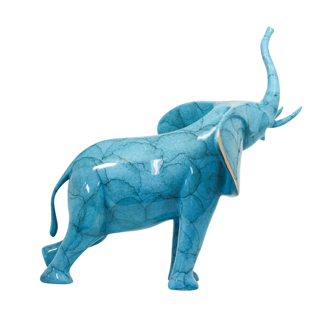 Loet Vanderveen - ELEPHANT, AFRICAN NEW (498) - BRONZE - 13.75 X 8 X 14 - These sculptures are bronze limited editions.
<br>
<br><a href="/[sculpture]/[available]-[patina]-[swatches]/">More than 30 patinas are available</a>. Available patinas are indicated as IN STOCK. Loet Vanderveen limited editions are always in strong demand and our stocked inventory sells quickly. Special orders are not being taken at this time.
<br>
<br>Allow a few weeks for your sculptures to arrive as each one is thoroughly prepared and packed in our warehouse. This includes fully customized crating and boxing for each piece. Your patience is appreciated during this process as we strive to ensure that your new artwork safely arrives.
<br>
<br>Shipping and Handling TBD