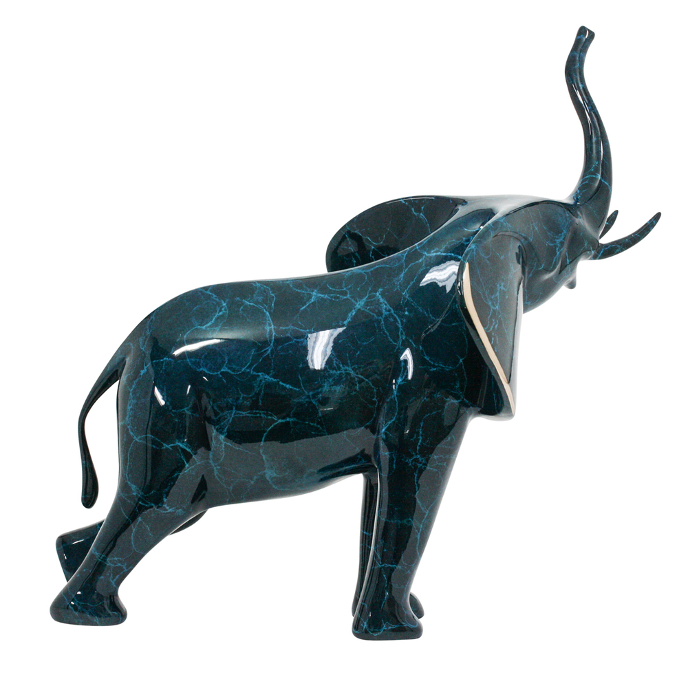 Loet Vanderveen - ELEPHANT, AFRICAN NEW (498) - BRONZE - 13.75 X 8 X 14 - These sculptures are bronze limited editions.
<br>
<br><a href="/[sculpture]/[available]-[patina]-[swatches]/">More than 30 patinas are available</a>. Available patinas are indicated as IN STOCK. Loet Vanderveen limited editions are always in strong demand and our stocked inventory sells quickly. Special orders are not being taken at this time.
<br>
<br>Allow a few weeks for your sculptures to arrive as each one is thoroughly prepared and packed in our warehouse. This includes fully customized crating and boxing for each piece. Your patience is appreciated during this process as we strive to ensure that your new artwork safely arrives.
<br>
<br>Shipping and Handling TBD