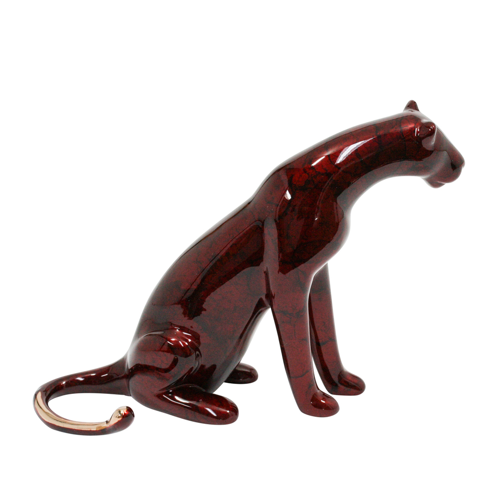 Loet Vanderveen - LIONESS, ALERT (504) - BRONZE - 6.5 X 3 X 4.5 - These sculptures are bronze limited editions.
<br>
<br><a href="/[sculpture]/[available]-[patina]-[swatches]/">More than 30 patinas are available</a>. Available patinas are indicated as IN STOCK. Loet Vanderveen limited editions are always in strong demand and our stocked inventory sells quickly. Special orders are not being taken at this time.
<br>
<br>Allow a few weeks for your sculptures to arrive as each one is thoroughly prepared and packed in our warehouse. This includes fully customized crating and boxing for each piece. Your patience is appreciated during this process as we strive to ensure that your new artwork safely arrives.
<br>
<br>Shipping and Handling TBD