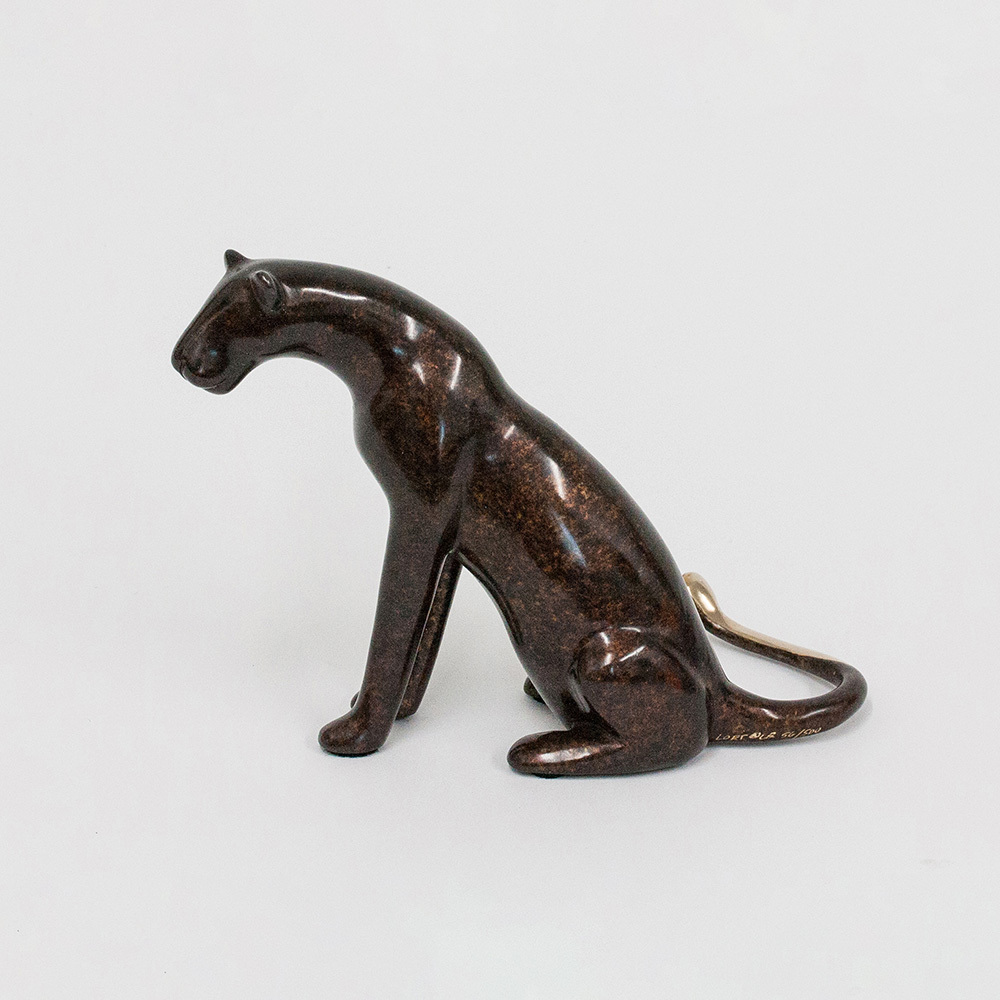 Loet Vanderveen - LIONESS, ALERT (504) - BRONZE - 6.5 X 3 X 4.5 - These sculptures are bronze limited editions.
<br>
<br><a href="/[sculpture]/[available]-[patina]-[swatches]/">More than 30 patinas are available</a>. Available patinas are indicated as IN STOCK. Loet Vanderveen limited editions are always in strong demand and our stocked inventory sells quickly. Special orders are not being taken at this time.
<br>
<br>Allow a few weeks for your sculptures to arrive as each one is thoroughly prepared and packed in our warehouse. This includes fully customized crating and boxing for each piece. Your patience is appreciated during this process as we strive to ensure that your new artwork safely arrives.
<br>
<br>Shipping and Handling TBD