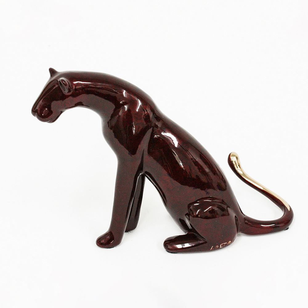 Loet Vanderveen - LIONESS, ALERT (504) - BRONZE - 6.5 X 3 X 4.5 - These sculptures are bronze limited editions.
<br>
<br><a href="/[sculpture]/[available]-[patina]-[swatches]/">More than 30 patinas are available</a>. Available patinas are indicated as IN STOCK. Loet Vanderveen limited editions are always in strong demand and our stocked inventory sells quickly. Special orders are not being taken at this time.
<br>
<br>Allow a few weeks for your sculptures to arrive as each one is thoroughly prepared and packed in our warehouse. This includes fully customized crating and boxing for each piece. Your patience is appreciated during this process as we strive to ensure that your new artwork safely arrives.
<br>
<br>Shipping and Handling TBD