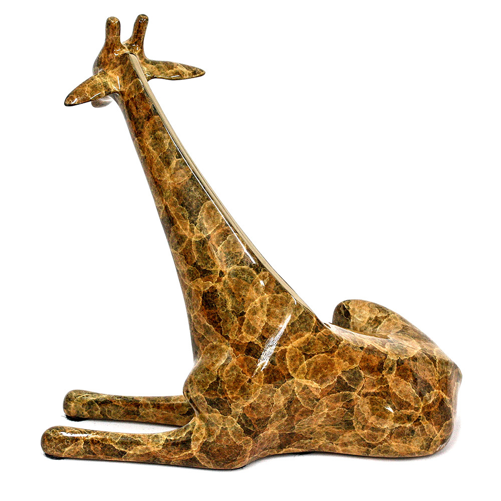 Loet Vanderveen - GIRAFFE, SMALL - JEWEL EDITION (506) - BRONZE - 6.25 X 5.5 - Free Shipping Anywhere In The USA!
<br>
<br>These sculptures are bronze limited editions.
<br>
<br><a href="/[sculpture]/[available]-[patina]-[swatches]/">More than 30 patinas are available</a>. Available patinas are indicated as IN STOCK. Loet Vanderveen limited editions are always in strong demand and our stocked inventory sells quickly. Please contact the galleries for any special orders.
<br>
<br>Allow a few weeks for your sculptures to arrive as each one is thoroughly prepared and packed in our warehouse. This includes fully customized crating and boxing for each piece. Your patience is appreciated during this process as we strive to ensure that your new artwork safely arrives.