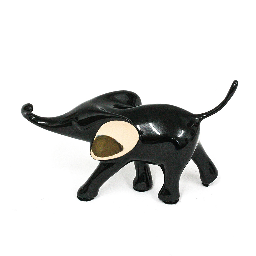 Loet Vanderveen - ELEPHANT, SMALL RUNNING (508) - BRONZE - 5 X 2 X 2.25 - These sculptures are bronze limited editions.
<br>
<br><a href="/[sculpture]/[available]-[patina]-[swatches]/">More than 30 patinas are available</a>. Available patinas are indicated as IN STOCK. Loet Vanderveen limited editions are always in strong demand and our stocked inventory sells quickly. Special orders are not being taken at this time.
<br>
<br>Allow a few weeks for your sculptures to arrive as each one is thoroughly prepared and packed in our warehouse. This includes fully customized crating and boxing for each piece. Your patience is appreciated during this process as we strive to ensure that your new artwork safely arrives.
<br>
<br>Shipping and Handling TBD