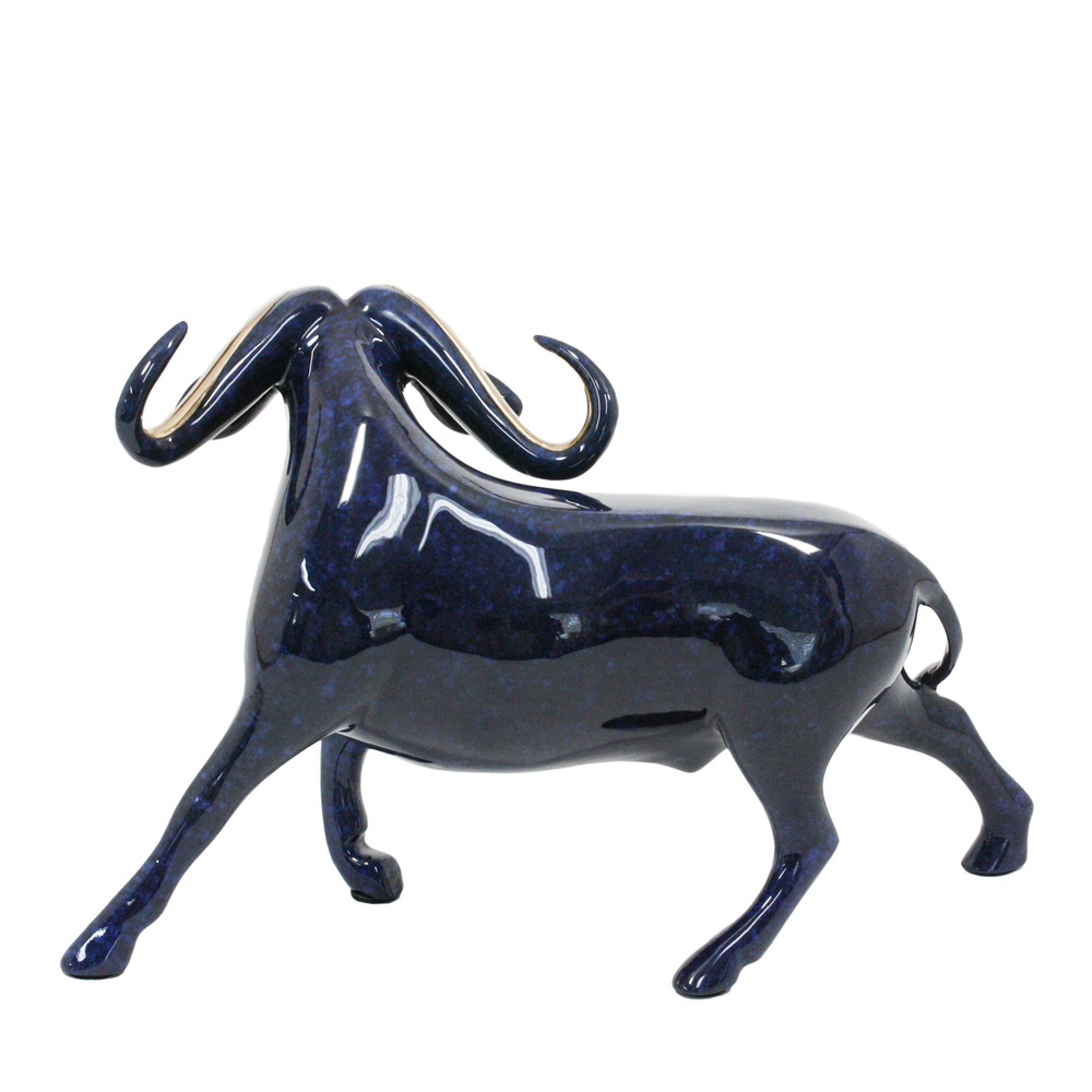 Loet Vanderveen - BUFFALO, CAPE (516) - BRONZE - 10.5 X 4 X 7 - These sculptures are bronze limited editions.
<br>
<br><a href="/[sculpture]/[available]-[patina]-[swatches]/">More than 30 patinas are available</a>. Available patinas are indicated as IN STOCK. Loet Vanderveen limited editions are always in strong demand and our stocked inventory sells quickly. Special orders are not being taken at this time.
<br>
<br>Allow a few weeks for your sculptures to arrive as each one is thoroughly prepared and packed in our warehouse. This includes fully customized crating and boxing for each piece. Your patience is appreciated during this process as we strive to ensure that your new artwork safely arrives.
<br>
<br>Shipping and Handling TBD