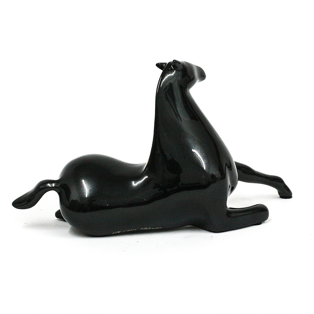 Loet Vanderveen - HORSE, ELEGANT - JEWEL PATINA ONLY (524) - BRONZE - 8.5 X 3 X 4.75 - These sculptures are bronze limited editions.
<br>
<br><a href="/[sculpture]/[available]-[patina]-[swatches]/">More than 30 patinas are available</a>. Available patinas are indicated as IN STOCK. Loet Vanderveen limited editions are always in strong demand and our stocked inventory sells quickly. Special orders are not being taken at this time.
<br>
<br>Allow a few weeks for your sculptures to arrive as each one is thoroughly prepared and packed in our warehouse. This includes fully customized crating and boxing for each piece. Your patience is appreciated during this process as we strive to ensure that your new artwork safely arrives.
<br>
<br>Shipping and Handling TBD