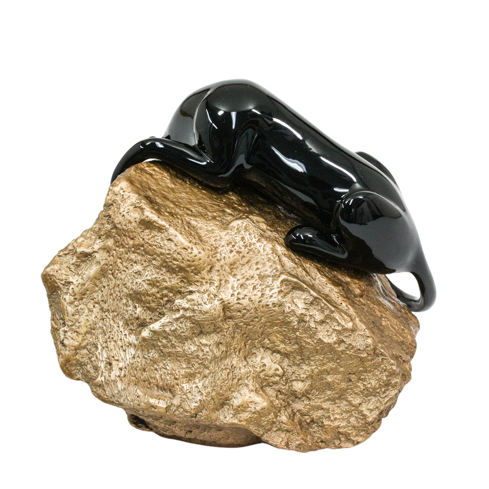 Loet Vanderveen - TIGER ON BRONZE ROCK (537) - BRONZE - 5.5 X 5 X 5 - These sculptures are bronze limited editions.
<br>
<br><a href="/[sculpture]/[available]-[patina]-[swatches]/">More than 30 patinas are available</a>. Available patinas are indicated as IN STOCK. Loet Vanderveen limited editions are always in strong demand and our stocked inventory sells quickly. Special orders are not being taken at this time.
<br>
<br>Allow a few weeks for your sculptures to arrive as each one is thoroughly prepared and packed in our warehouse. This includes fully customized crating and boxing for each piece. Your patience is appreciated during this process as we strive to ensure that your new artwork safely arrives.
<br>
<br>Shipping and Handling TBD
