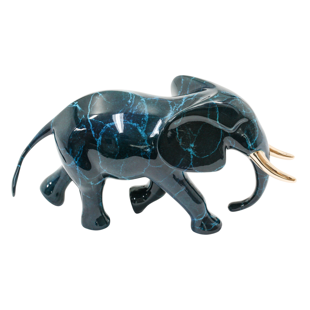 Loet Vanderveen - ELEPHANT, BULL (558) - BRONZE - These sculptures are bronze limited editions.
<br>
<br><a href="/[sculpture]/[available]-[patina]-[swatches]/">More than 30 patinas are available</a>. Available patinas are indicated as IN STOCK. Loet Vanderveen limited editions are always in strong demand and our stocked inventory sells quickly. Special orders are not being taken at this time.
<br>
<br>Allow a few weeks for your sculptures to arrive as each one is thoroughly prepared and packed in our warehouse. This includes fully customized crating and boxing for each piece. Your patience is appreciated during this process as we strive to ensure that your new artwork safely arrives.
<br>
<br>Shipping and Handling TBD
