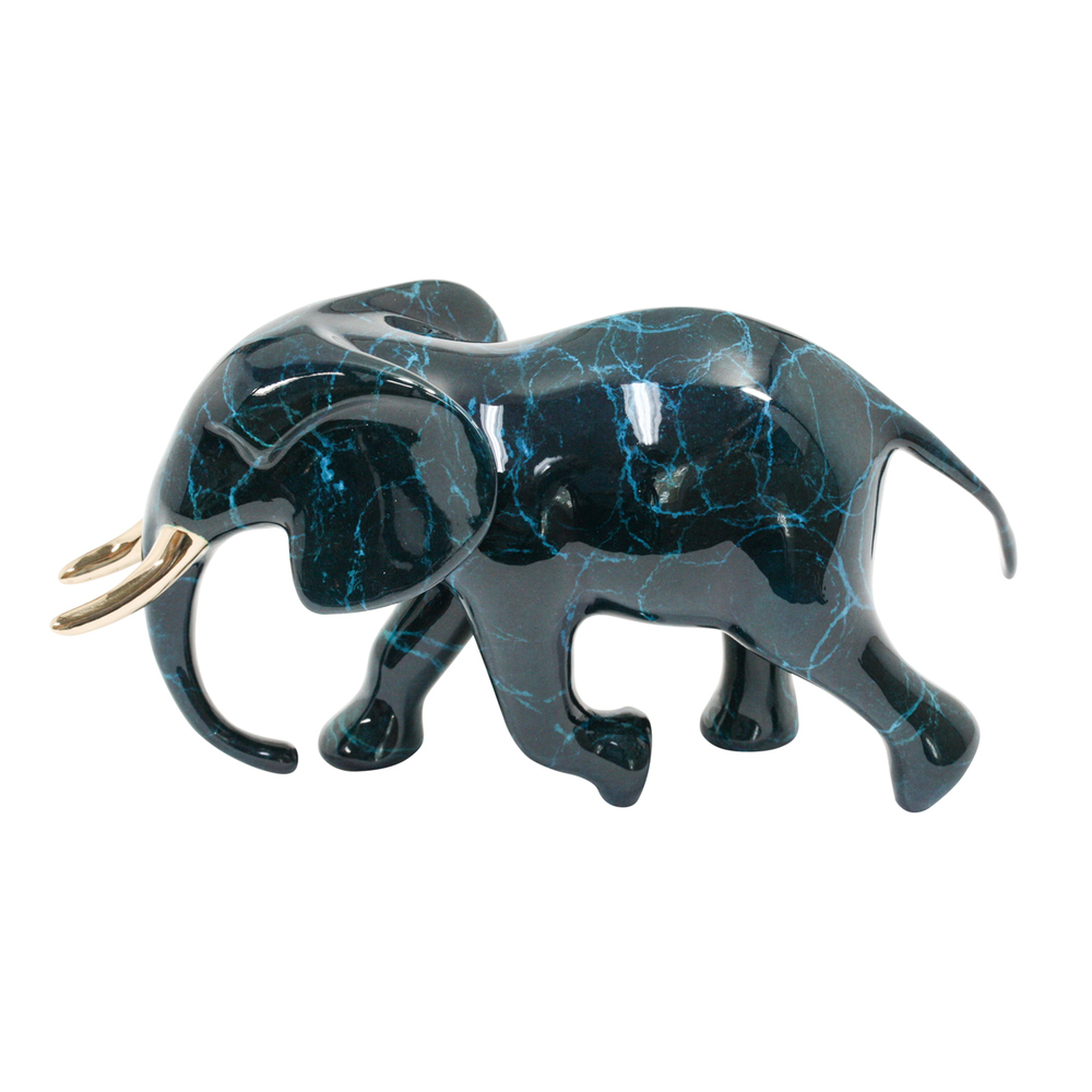 Loet Vanderveen - ELEPHANT, BULL (558) - BRONZE - These sculptures are bronze limited editions.
<br>
<br><a href="/[sculpture]/[available]-[patina]-[swatches]/">More than 30 patinas are available</a>. Available patinas are indicated as IN STOCK. Loet Vanderveen limited editions are always in strong demand and our stocked inventory sells quickly. Special orders are not being taken at this time.
<br>
<br>Allow a few weeks for your sculptures to arrive as each one is thoroughly prepared and packed in our warehouse. This includes fully customized crating and boxing for each piece. Your patience is appreciated during this process as we strive to ensure that your new artwork safely arrives.
<br>
<br>Shipping and Handling TBD