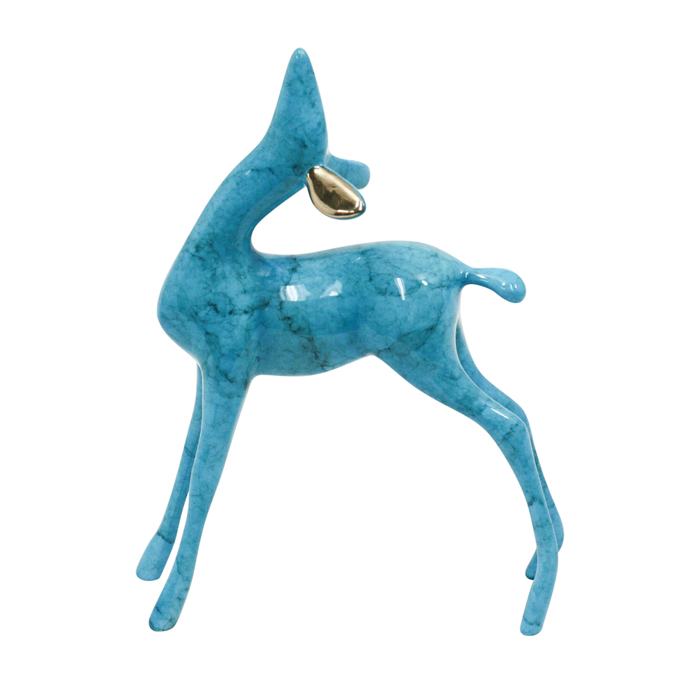 Loet Vanderveen - FAWN (559) - BRONZE - These sculptures are bronze limited editions.
<br>
<br><a href="/[sculpture]/[available]-[patina]-[swatches]/">More than 30 patinas are available</a>. Available patinas are indicated as IN STOCK. Loet Vanderveen limited editions are always in strong demand and our stocked inventory sells quickly. Special orders are not being taken at this time.
<br>
<br>Allow a few weeks for your sculptures to arrive as each one is thoroughly prepared and packed in our warehouse. This includes fully customized crating and boxing for each piece. Your patience is appreciated during this process as we strive to ensure that your new artwork safely arrives.
<br>
<br>Shipping and Handling TBD