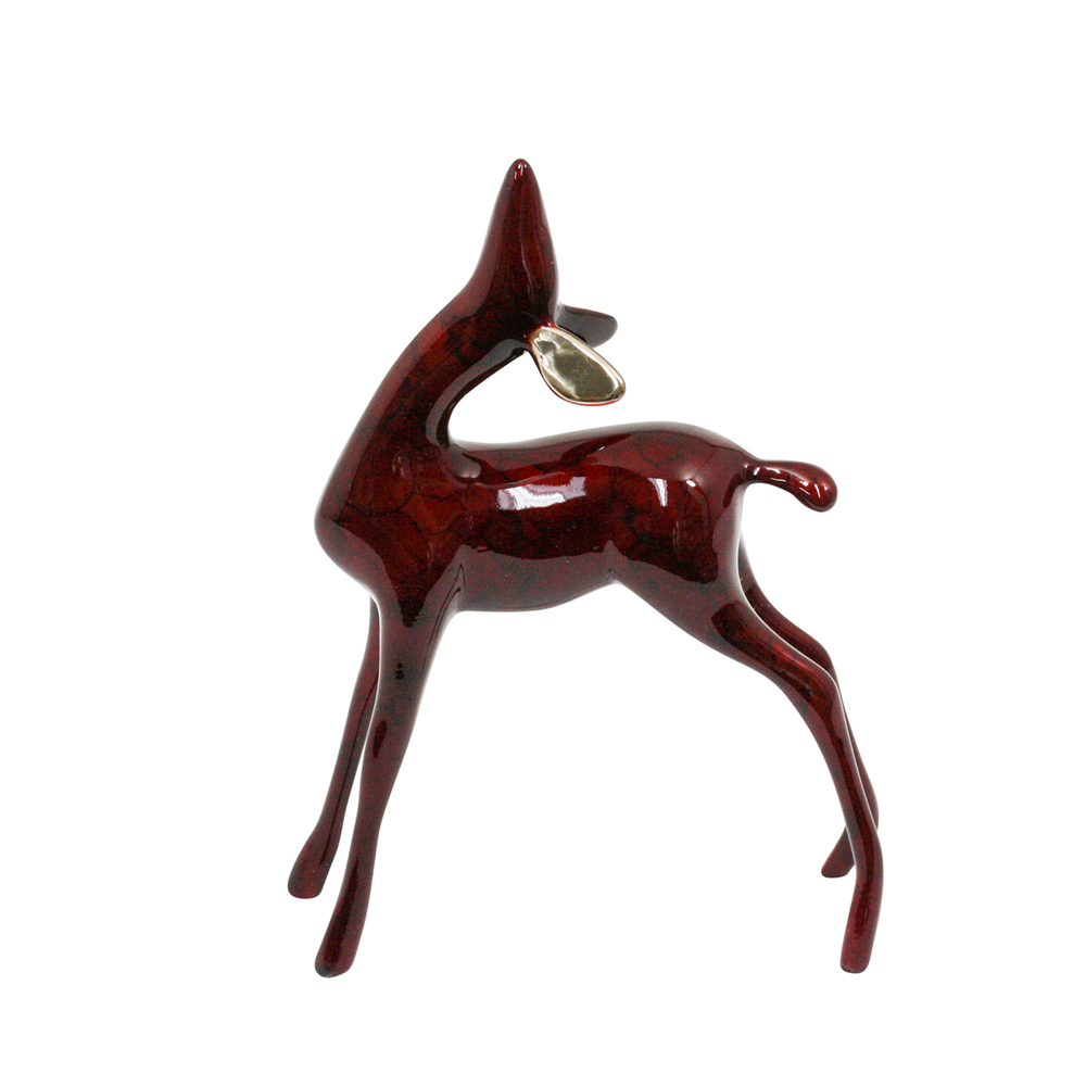 Loet Vanderveen - FAWN (559) - BRONZE - These sculptures are bronze limited editions.
<br>
<br><a href="/[sculpture]/[available]-[patina]-[swatches]/">More than 30 patinas are available</a>. Available patinas are indicated as IN STOCK. Loet Vanderveen limited editions are always in strong demand and our stocked inventory sells quickly. Special orders are not being taken at this time.
<br>
<br>Allow a few weeks for your sculptures to arrive as each one is thoroughly prepared and packed in our warehouse. This includes fully customized crating and boxing for each piece. Your patience is appreciated during this process as we strive to ensure that your new artwork safely arrives.
<br>
<br>Shipping and Handling TBD