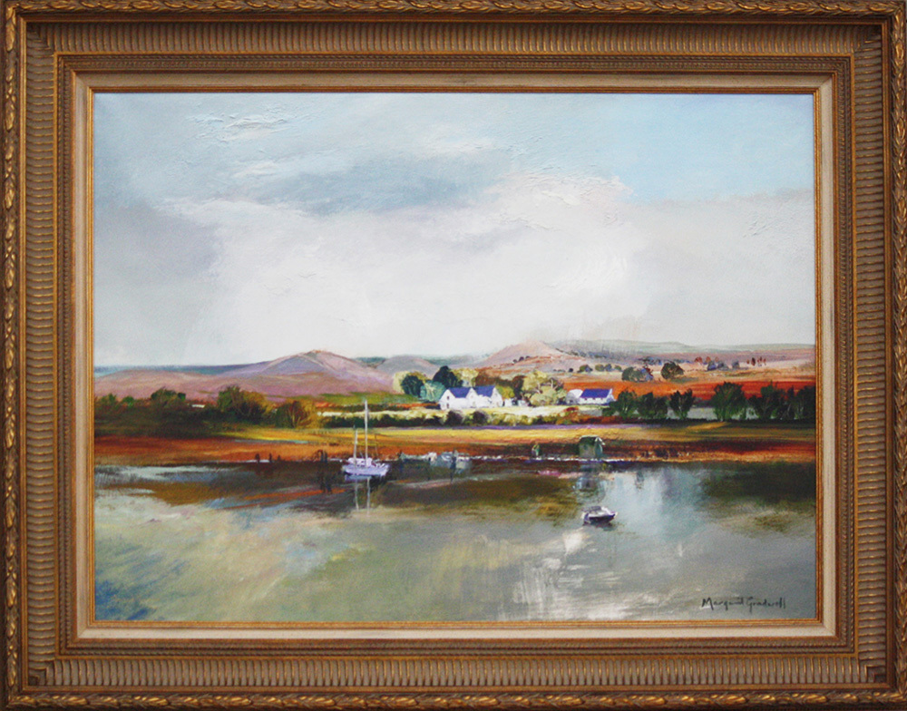 Margaret Gradwell - EDGE OF THE DAM - GICLEE - 35 1/2 X 47 1/4