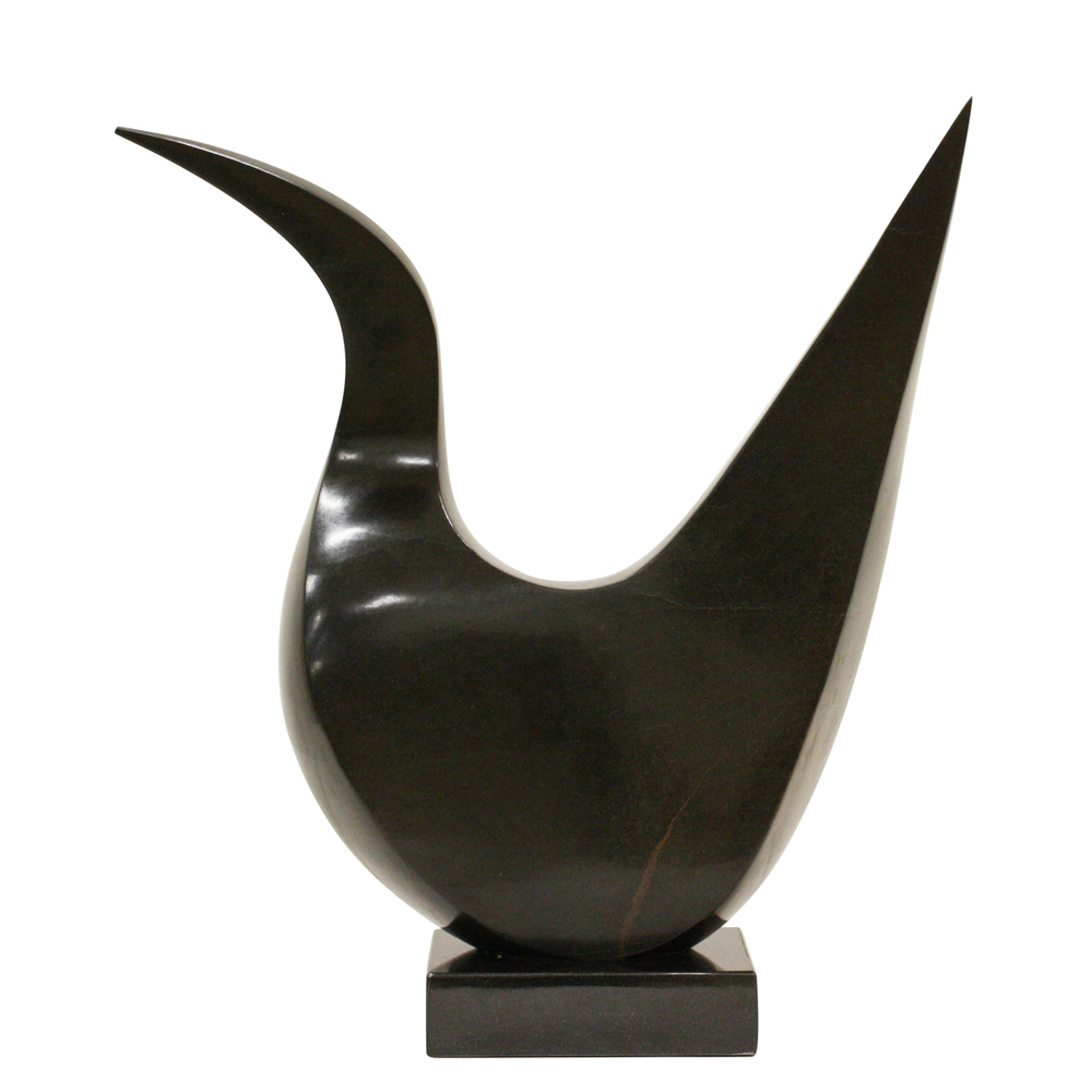 Nesbert Mukomberanwa - SPIRIT BIRD IV - SPRINGSTONE - 20 X 20 X 5