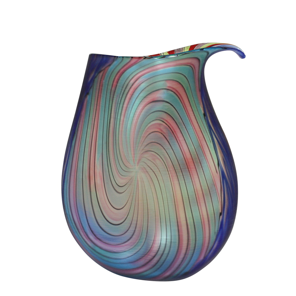 Orovetro Murano - WHIMSICAL SWIRL - GLASS - 17 X 13 X 7
