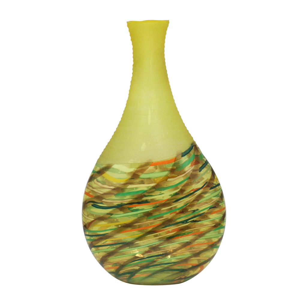 Orovetro Murano - STRIKING YELLOW - GLASS - 24 X 12 X 6