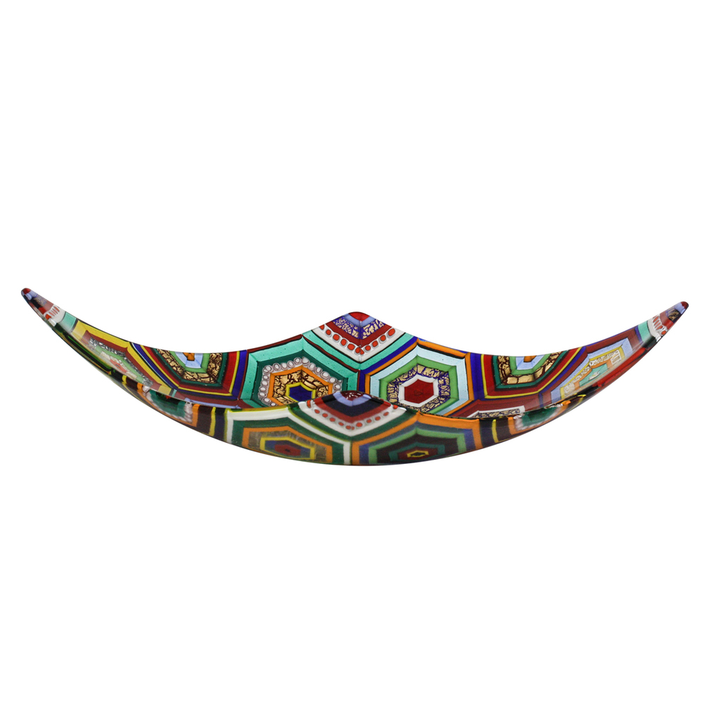 Orovetro Murano - FIESTA BOWL - GLASS - 5 X 18 3/4 X 10