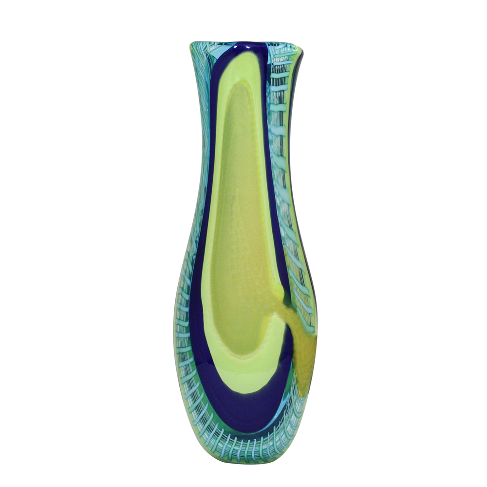 Orovetro Murano - EMERALD ENIGMA - GLASS - 23 X 8 X 5 1/2