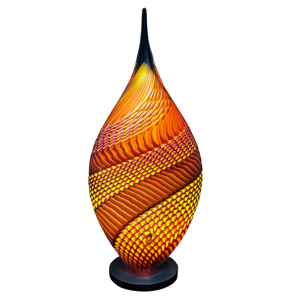 Peter Kuchler III - ORAPIN - GLASS - 26 1/2 X 11 X 4 1/2