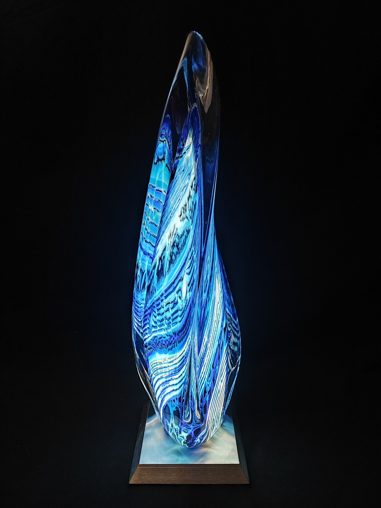 Peter Kuchler III - KAMER - GLASS - 27 1/2 X 7 1/2 X 7 1/2