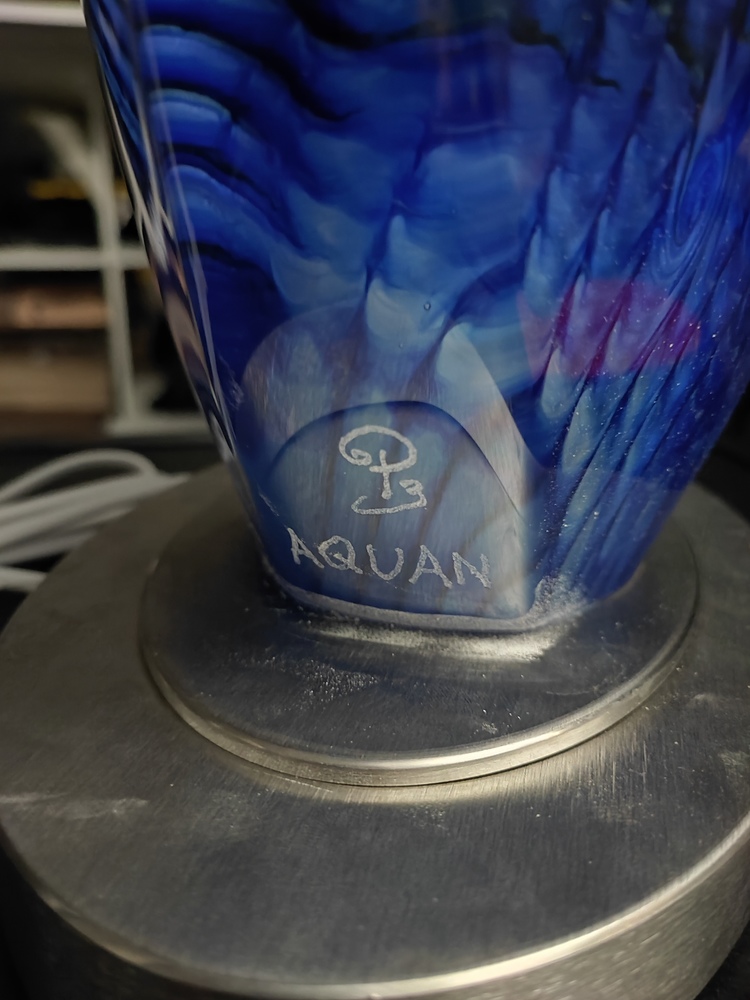 Peter Kuchler III - AQUAN - GLASS - 19 1/2 X 10 1/2 X 6 1/2