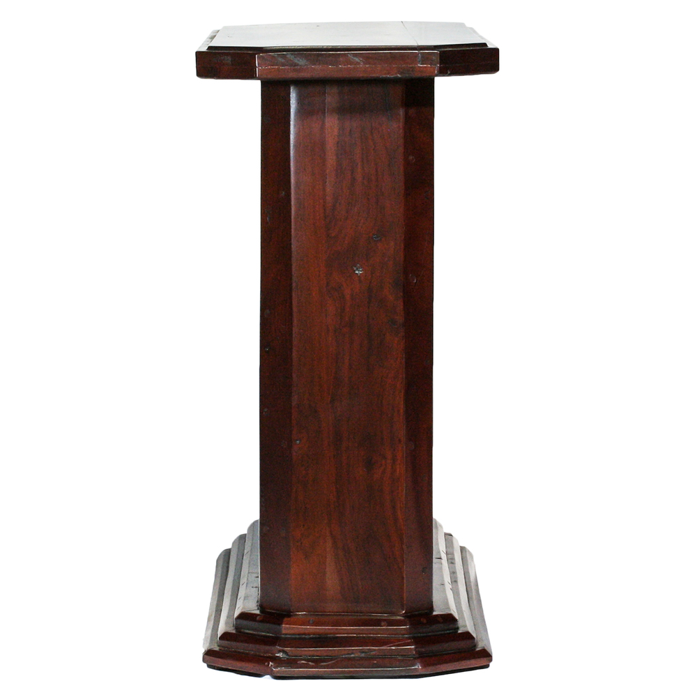 Railantique - PEDESTAL - TEAK - 32 X 30 X 10