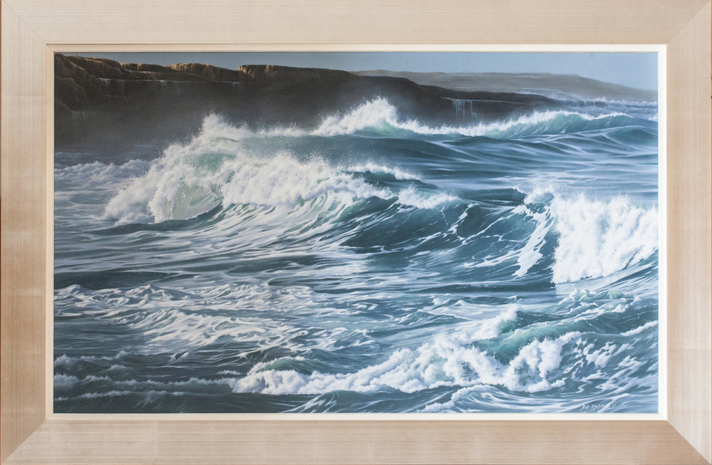 Rob MacIntosh - THE BREAKERS - BLOWING ROCKS - OIL ON CANVAS - 36 X 60