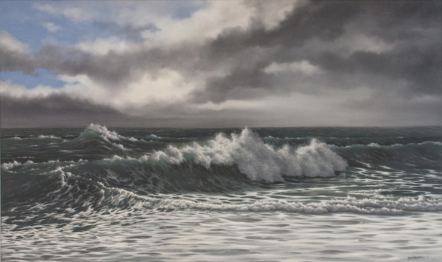 Rob MacIntosh - MYSTICAL SEAS - OIL ON CANVAS - 35 1/2 X 59