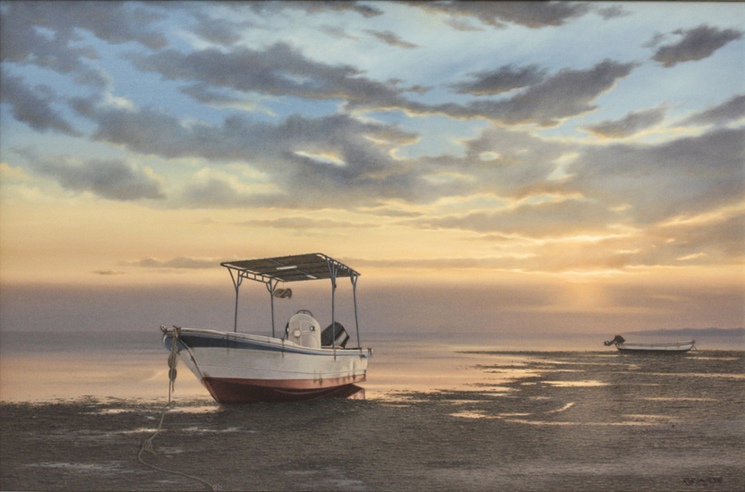 Rob MacIntosh - AT THE END OF THE DAY - OIL ON CANVAS - 32 X 48