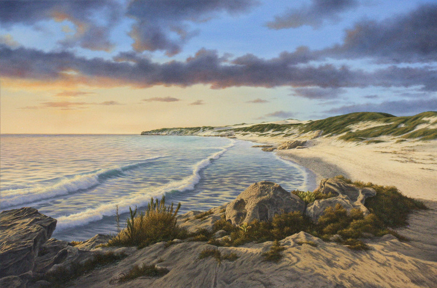 Rob MacIntosh - PEACEFUL SUNSET - OIL ON CANVAS - 39 3/4 X 59 1/4