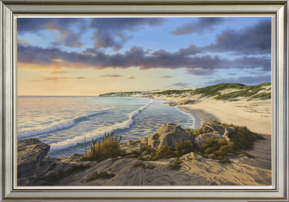 Rob MacIntosh - PEACEFUL SUNSET - OIL ON CANVAS - 39 3/4 X 59 1/4