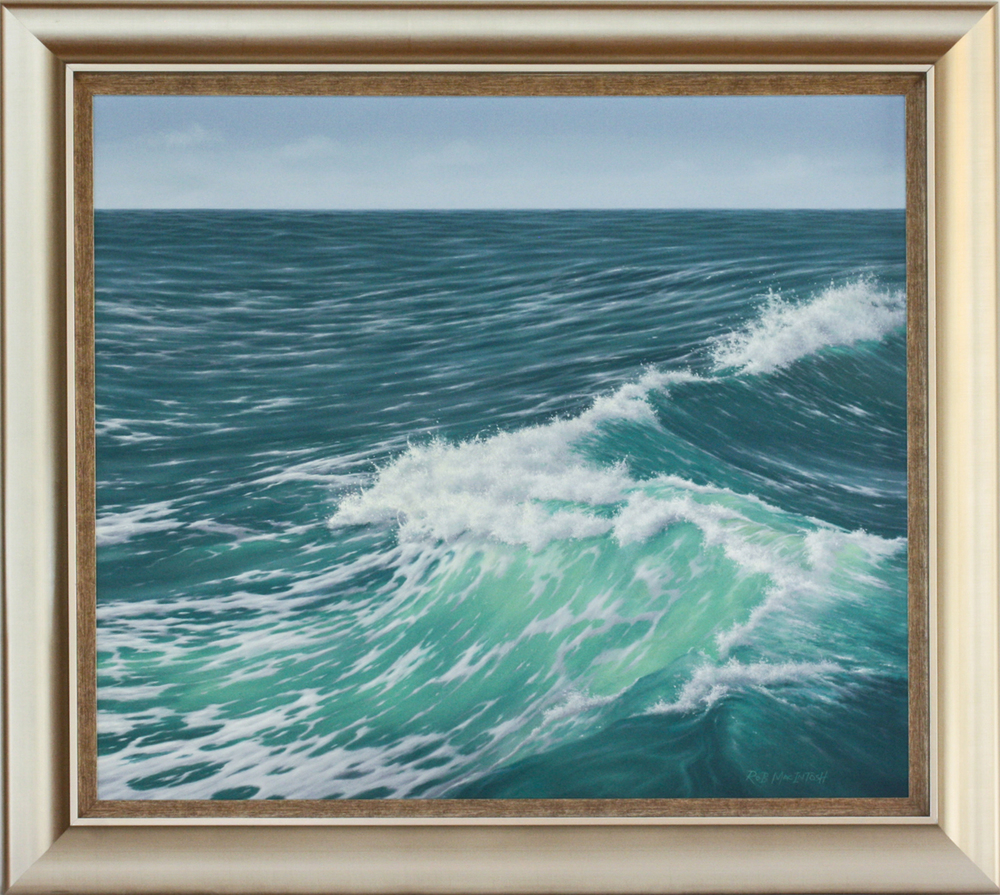 Rob MacIntosh - CALM SWELL - OIL ON CANVAS - 27 X 31