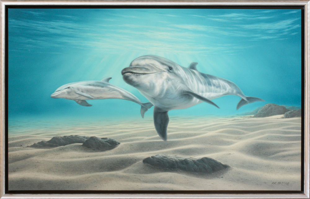 Rob MacIntosh - AQUA HARMONY - OIL ON CANVAS - 30 X 48