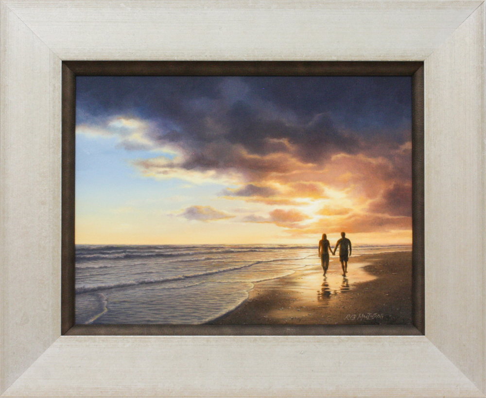 Rob MacIntosh - SUNSET IN HAND - OIL ON CANVAS - 12 X 16