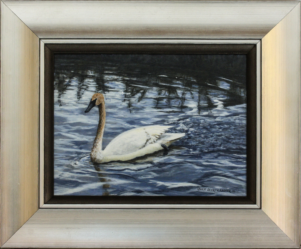 Suzie Seerey-Lester - TUNDRA SWAN - OIL - 9 X 12